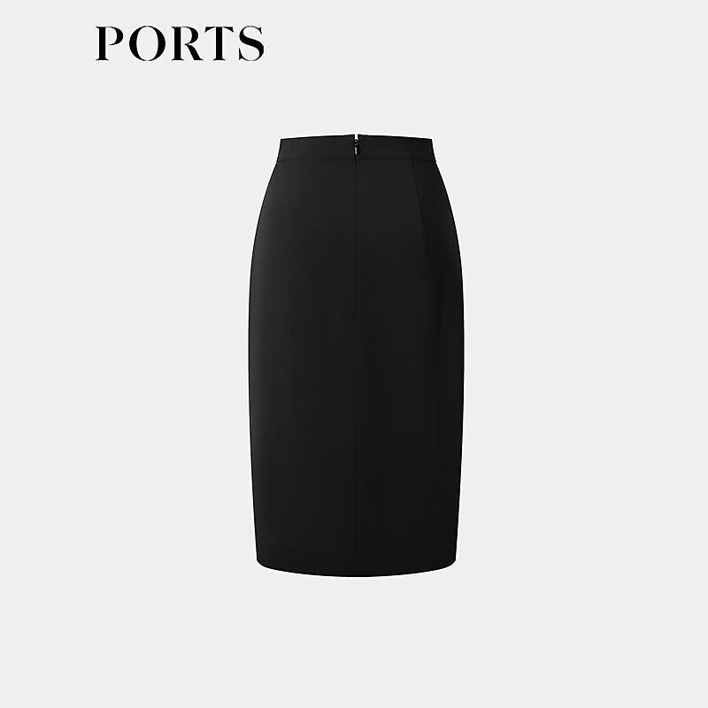 PORTS Women's Patchwork Beaded Midi Skirt