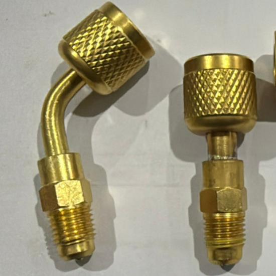Баллон R454ABC R32 с левой резьбой 1/4 SAE-LH на наружную резьбу 1/4 3P Combo