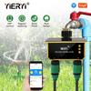 Yieryi 2-Way WIFI Solar Irrigation Timer Tuya/Smart Life APP Smart Valve Outdoor Garden Drip Irrigation Sprinklers Timer