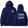 DIY15 Custom Your Brand LOGO Men Women Casual Hoodie Top Solid Color Pullover Street Personality Sweatshirt Gifts