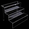 Desktop Storage Rack Transparent Multi Layers Great Load Bearing Detachable Riser Display Shelf Finger Polish Perfume Organizer Tiered