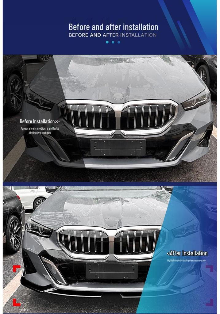 Передний сплиттер, винглеты и боковые юбки для BMW Series для трансграничного тюнинга