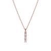Shertz Tres Square Cubic Necklace (14k)