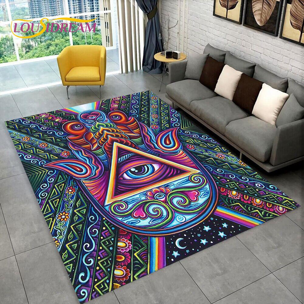 Коврик Nazar Evil Eye Tree of Life, ковер для дома, гостиной, спальни, дивана, коврик для кухни, декор для кухни, нескользящий напольный коврик для детских игр