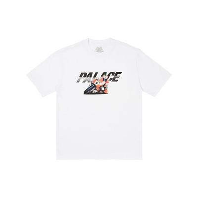 Palace Футболка Skurrt белая унисекс-топы P25TS136
