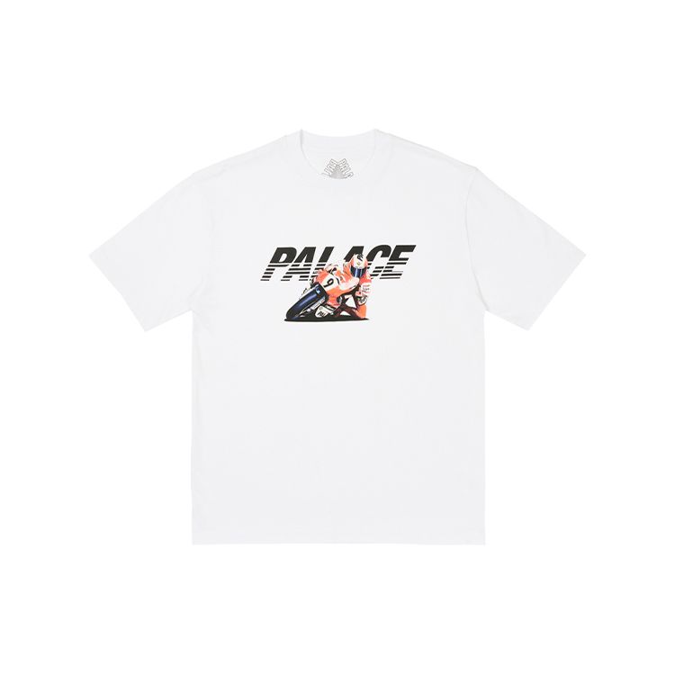 Palace Футболка Skurrt белая унисекс-топы P25TS136