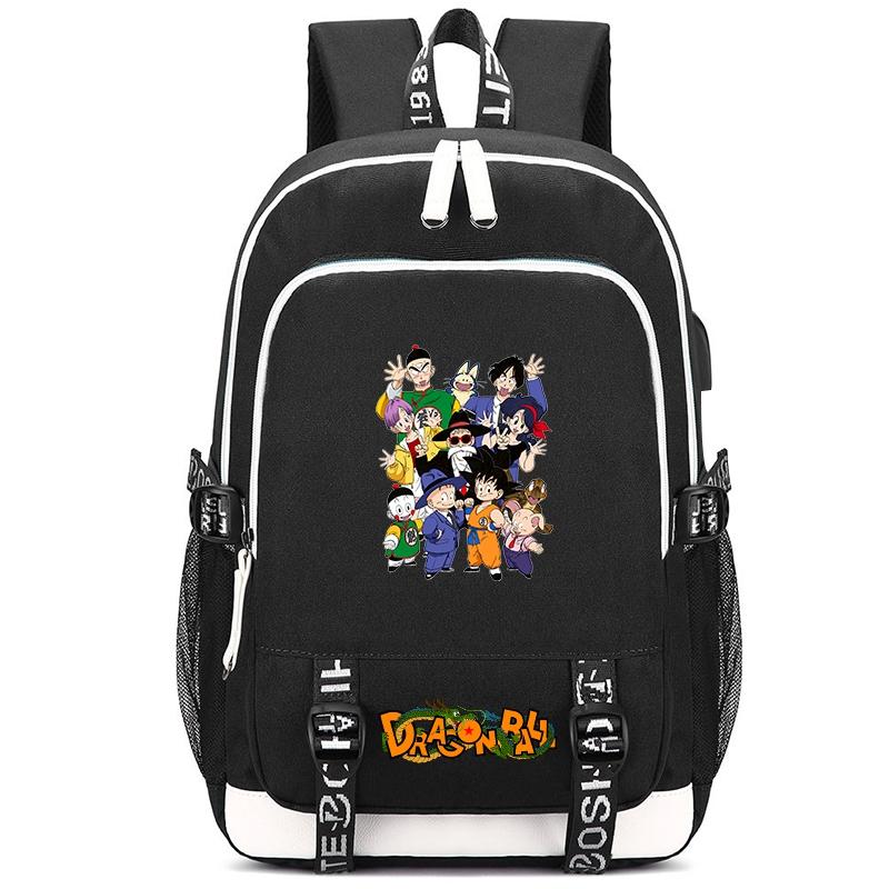 Холщовый рюкзак в стиле аниме Dragon Ball, рюкзак с принтом для девочек и мальчиков, подарок для школы, книжная сумка для мужчин и женщин, дорожная сумка Mochila