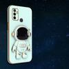 Чехол-держатель для телефона с кронштейном астронавта для OPPO A32 A53 A33 A5 A9 A8 2020 A72 A54 A55 A73 A83, мягкая задняя крышка