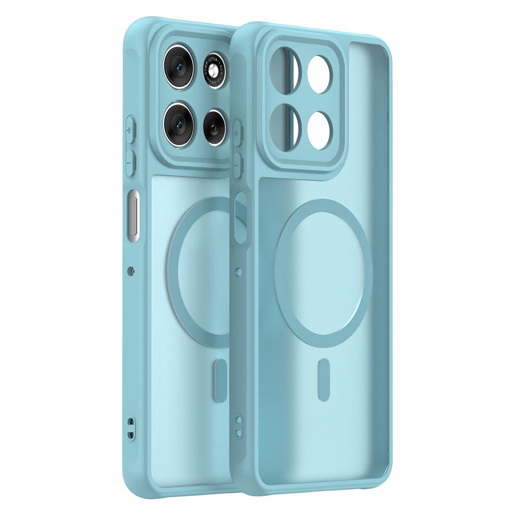 Чехол для телефона Motorola Moto G56/G66Y/G66J Magsafe,Магнитный противоударный чехол Magsafe,Бамперная гибридная крышка для Motorola Moto G56/G66Y/G66J