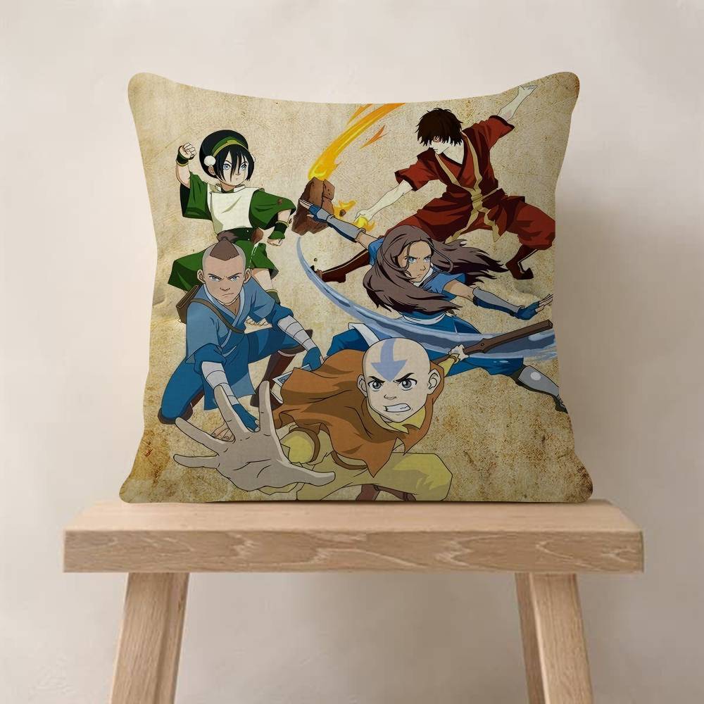 AvatarLast Airbender Wanted Retro Pillow Gift Home Office Decoration Bedroom Sofa Car Cushion Cover Case x