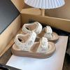 Girls Soft Sole Open Toe Sandals 2026 Beach Shoes Fashion Princess Style Kids Footwear