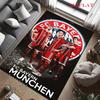 Ковер FC Bayern Munich для гостиной, спальни, дома, украшение дивана, нескользящий коврик для игр детей