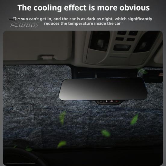 Чехол для лобового стекла автомобиля от снега с защитой бокового зеркала, противоугонный дизайн, защита от замерзания, защита от ультрафиолета, универсальный автомобильный чехол для лобового стекла