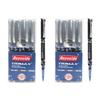 REYNOLDS Набор шариковых ручек Trimax Blue, стержень 0,5 мм, (Упаковка из 2 X 5 шт.) для Офиса, Школы и Дома Письма