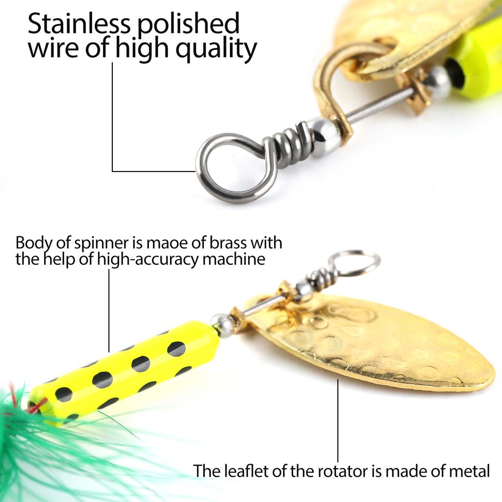 Набор приманок для рыбалки в контейнере