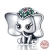 Original Owl Beads 100% 925 Silver Lucky Cat Elephant Charms Fit Original 925 Bracelet DIY Jewelry Making Women's Gift