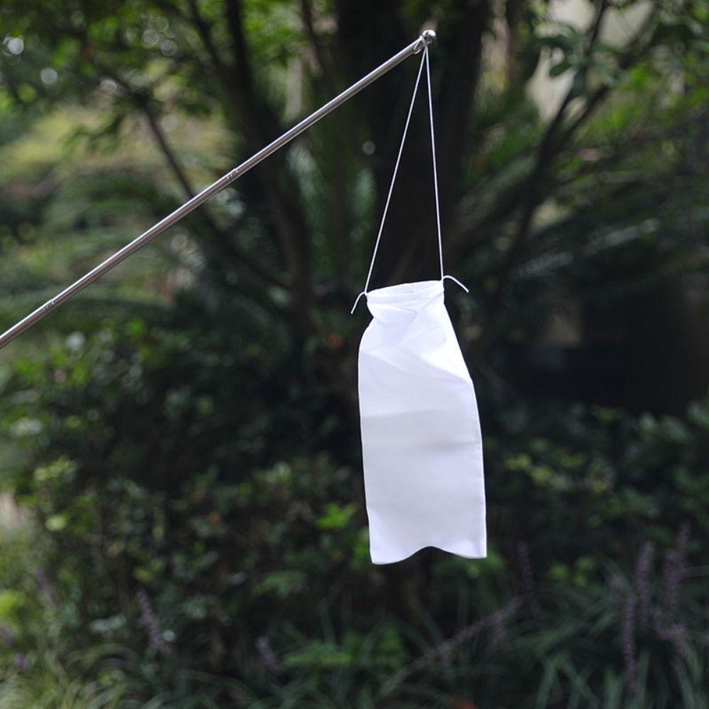 White Japanese Carp Flag Traditional DIY Fish Flag Creative Blank Japanese Koi Fish Flag  Outdoor