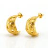 2025 Новые серьги-полумесяцы из нержавеющей стали Премиум Нишевый класс Сохранение цвета Гипоаллергенные серьги
