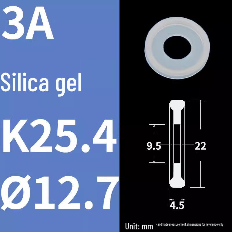 Silicone Quick-Release Sealing Ring & PTFE EPDM Fluoro Rubber Gasket Set