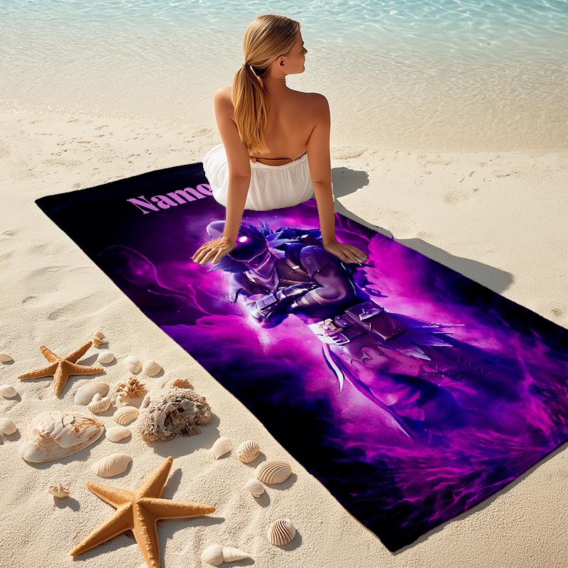 Personalized Arsenal Roses Artwork Beach Towel Microfiber Beach Towel Thin Absorbent for Beach Swimming Yoga Bath Sports. 091047