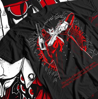 Новая унисекс футболка Ultimate Vampire, футболка аниме Hellsing, графическая футболка Все размеры
