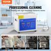 3L Ultrasonic Cleaner Machine Stainless Steel Ultrasonic Cleaning Machine Digital Heater Timer Jewelry Cleaning for Commercial Personal Home Use(3L)