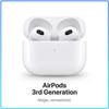 Apple AirPods 3 True Wireless Наушники Чип H1 Автоматическое Сопряжение Сенсорное Управление Пространственное Аудио Беспроводная Гарнитура Для iOS Android Смартфонов