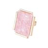 Nail Art Marble Shell Ring Подставка для дисплея Палитра Розовый Белый Регулируемый УФ-гель-лак Цветная доска для рисования Инструмент для ногтей