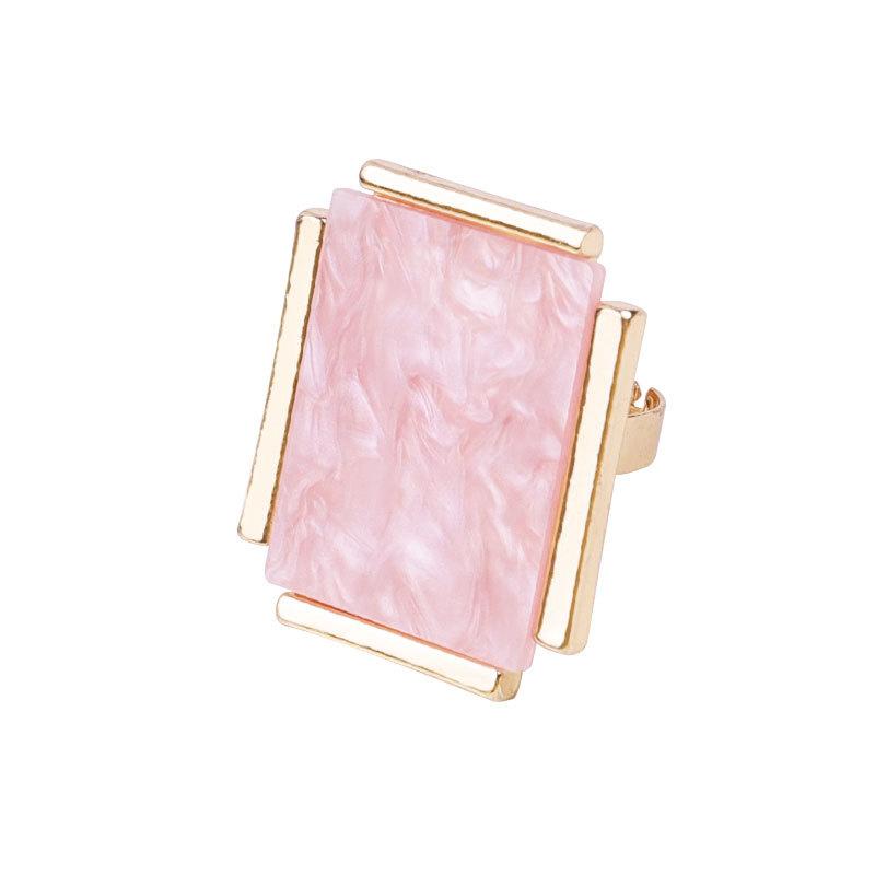 Nail Art Marble Shell Ring Подставка для дисплея Палитра Розовый Белый Регулируемый УФ-гель-лак Цветная доска для рисования Инструмент для ногтей