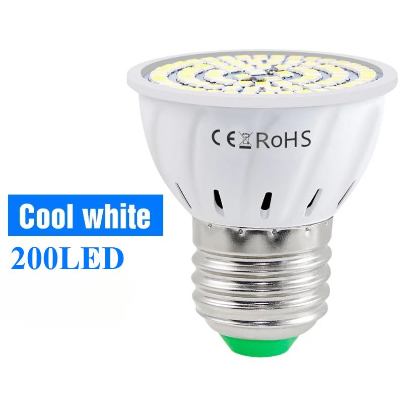 Светодиодная лампа E27 GU10 Spotlight MR16 Lamp E14 Light B22 Chandelier Bulbs GU5.3 AC 220V For Home Energy Saving Lighting Cold/Теплый