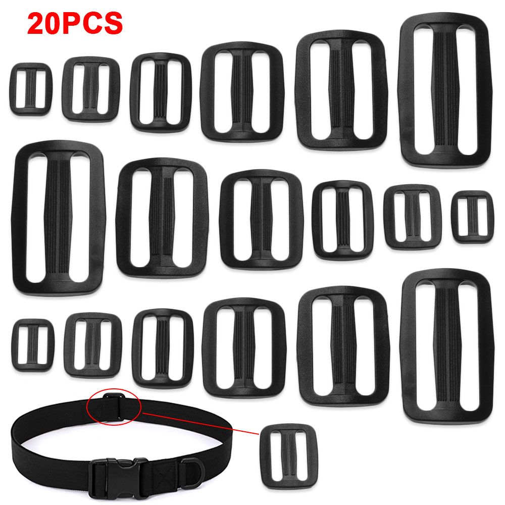 Webbing Curve Tri Glide Bags Accessories Backpack Straps Adjust Buckles Outdoor Adjustable Buckle