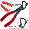 Universal Exhaust Hanger Removal Puller Exhaust Pipe Gasket Removal Plier Car Exhaust Rubber Pad Pliers Anti-Slip Handle Tools