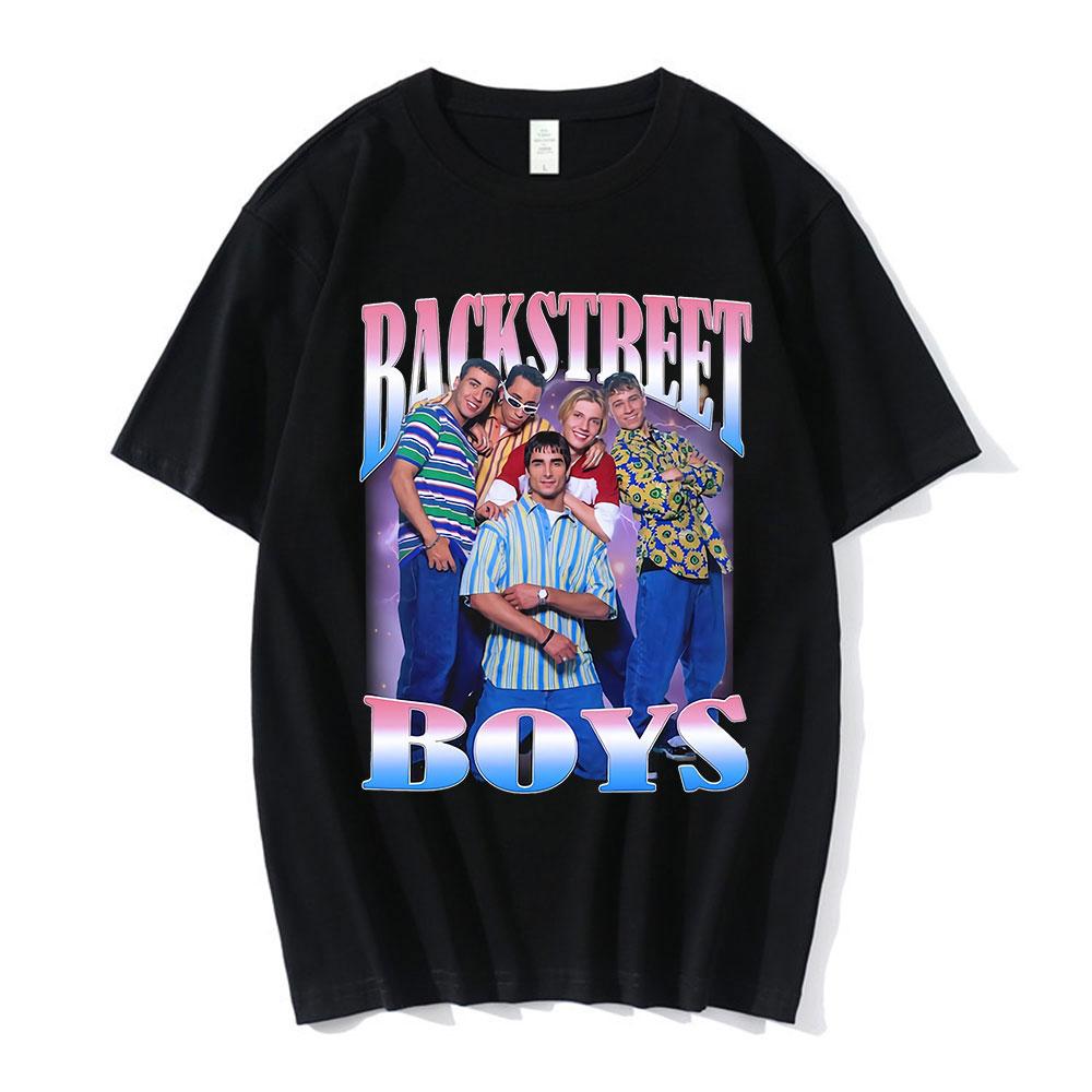 Backstreet Boys Graphic Print TShirt s Vintage Boy Band T Shirt Unisexs Womens Hip Hop Gothic Oversized TShirts Streetwear