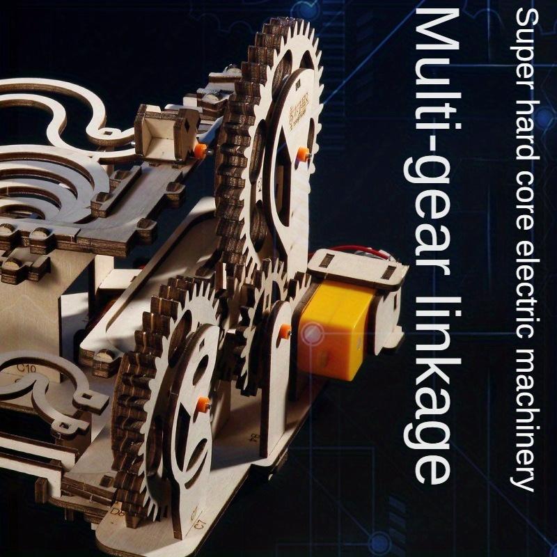3D деревянная головоломка - DIY механические трекболы образовательная головоломка для взрослых