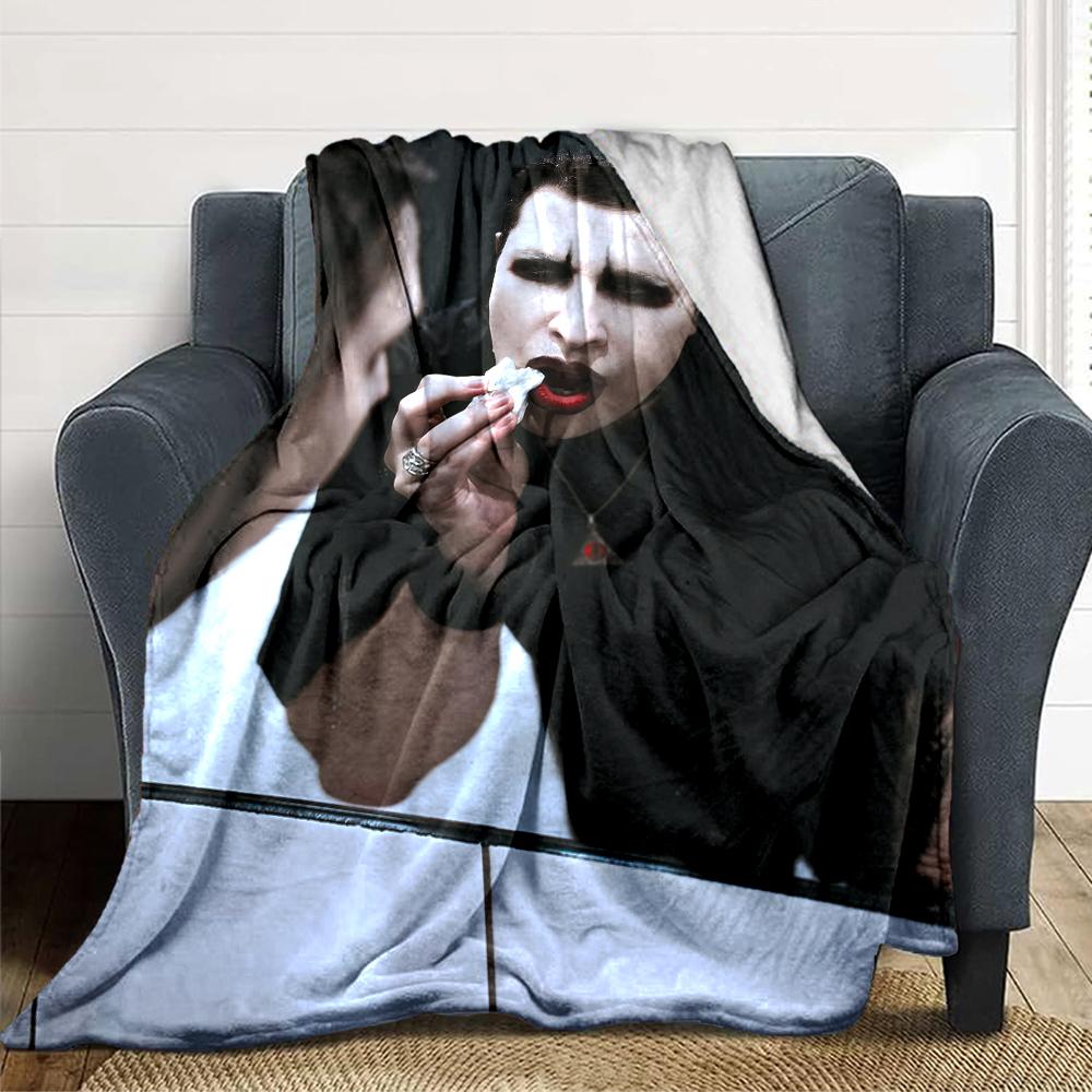 Dark Makeup Reflection Blanket Soft Throw Blanket For Home Bedroom Bed Sofa Travel Office Solid Christmas Blanket