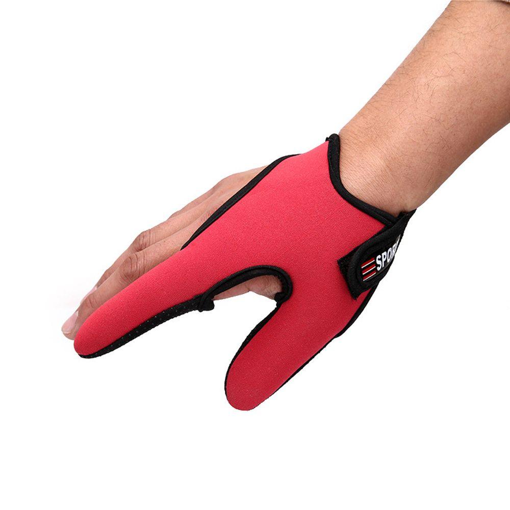 Tackle Non-Slip Glove Two-finger Gloves Finger Casting Glove 2 Fingers Protector Fishing Gloves