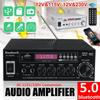 12/220V Amplificador HIFI 2 CH Audio Power Amplifier Home Theater Amplifier Audio Support FM USB SD/Remote Control