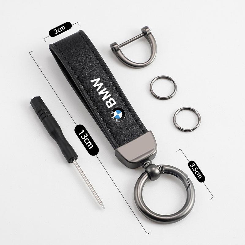 Кожаный брелок с эмблемой автомобиля, аксессуары для ключей авто Для BMW G30 G32 G01 M3 M4 M5 G42 G30 G02 G05 G06 G07 G26 G23 G22 F40 F20 G08 X1