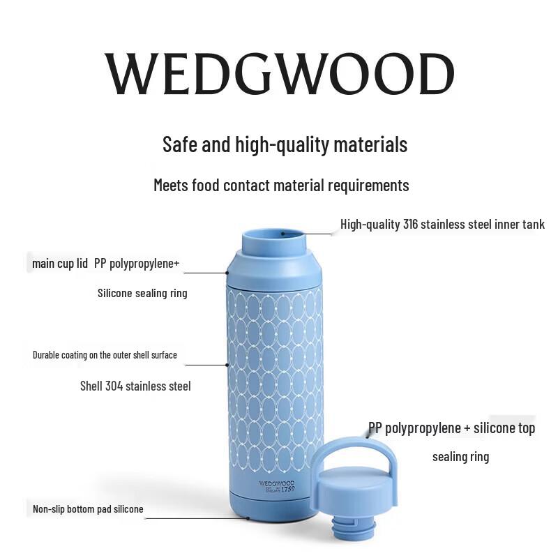 Wedgwood Gold Powder Years Sports Insulated Cup