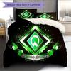 Werder logo Bedding Quilt Set Quilt Cover Pillowcase Home Decoration Birthday Gift (1 * duvet cover + 2 * pillowcase, without core)