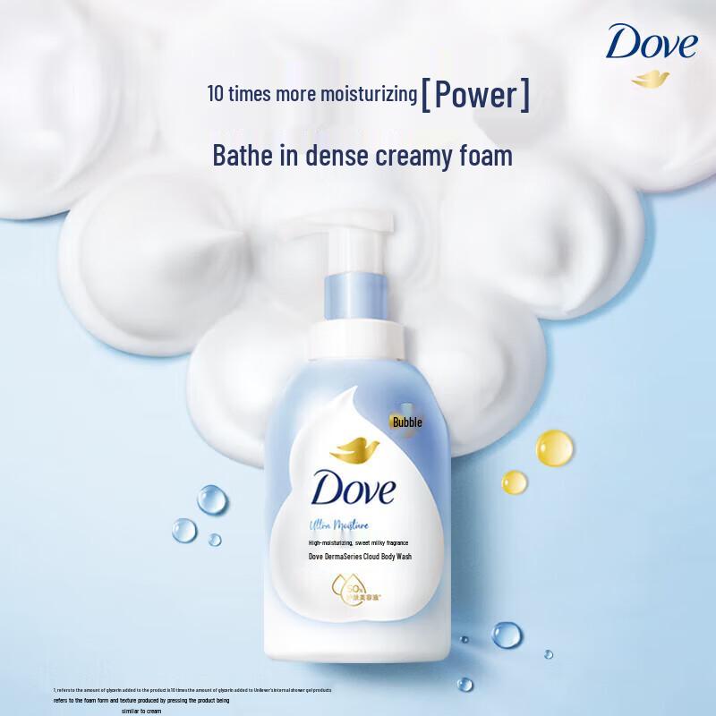 Dove Deep Nourishment & Cherry Blossom Bath Foam Set