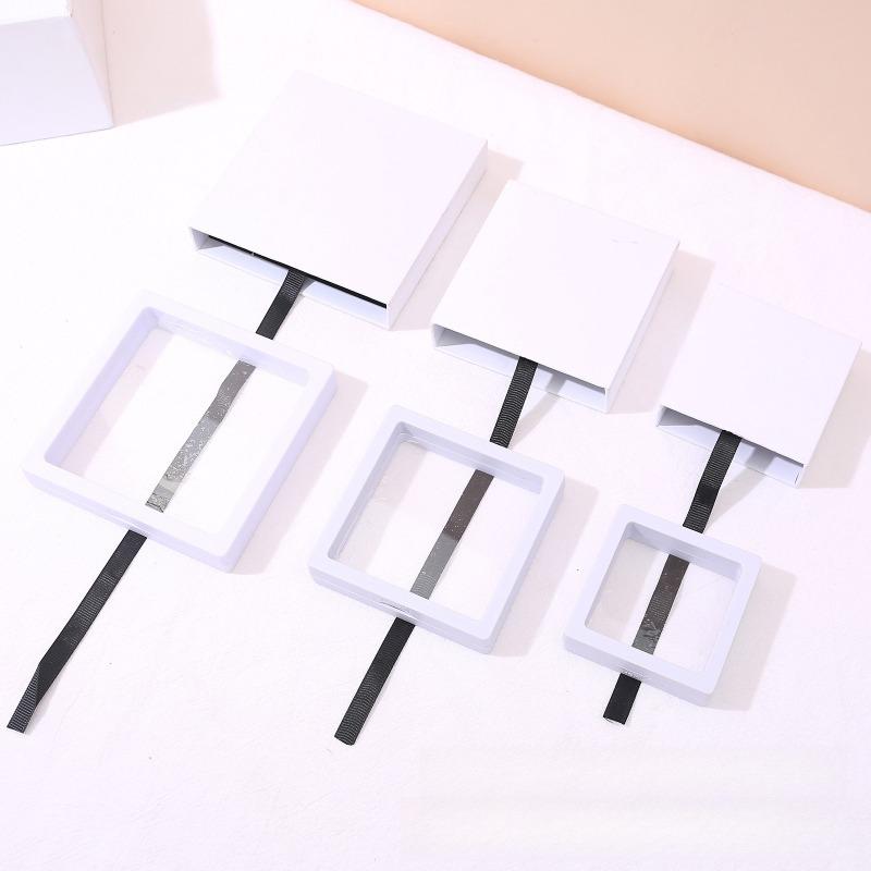 Прозрачный ПЭ Подвесной Ящик Ящик Картонные Коробки Упаковка для Украшений Коробки для Хранения Браслет Кольцо Футляр для Жемчуга Кулон Серьги Антиоксидант