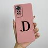 Для Xiaomi Redmi Note 11 11S 4G 5G Чехол Милые Первые Буквы Мягкий Жидкий Силикон Чехол Для Redmi Note11 11 S 11 Pro Funda Capa