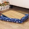 Summer Cool Wave Pet Mat Mat with Edge Square Kennel for Small Dogs Teddy