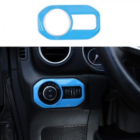 Светло-голубой полный комплект аксессуаров, декоративные накладки для Jeep Wrangler JL JT 2018-23