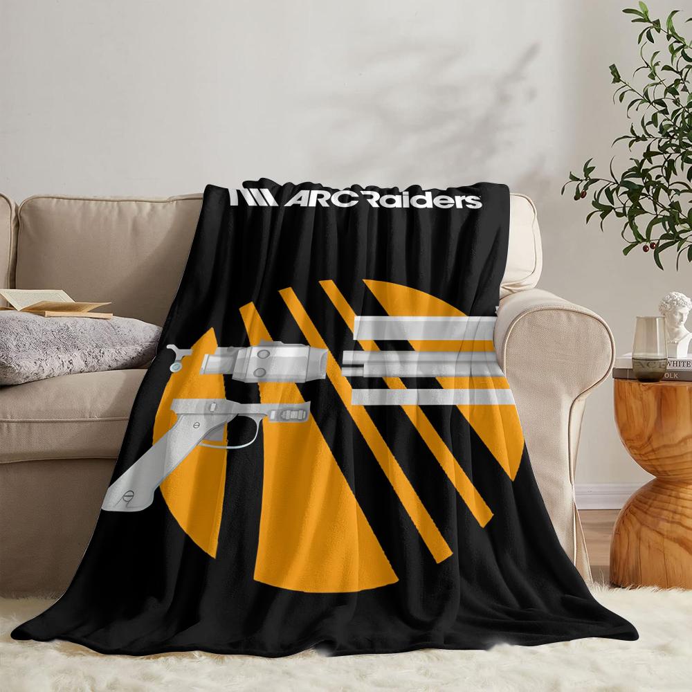 GUOYU Blanket Game AaRC Raiders Throw Soft Flannel Throw Summer Blanket Lightweight Cozy Nap Blanket for Sofa Bed Travel