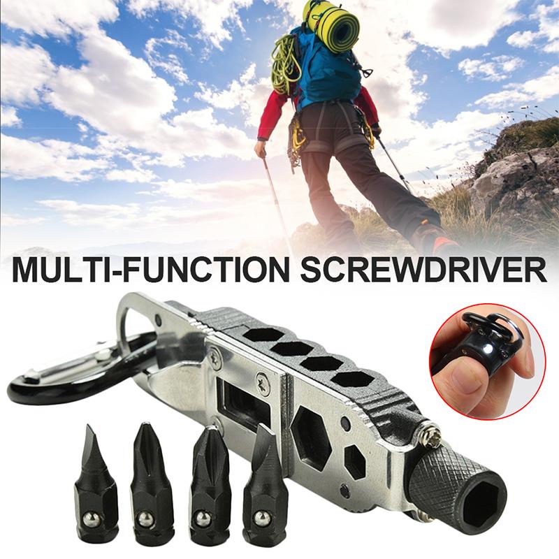 Mini Multifunctional Keychain Edc Outdoor Portable Stainless Steel Pocket Tools