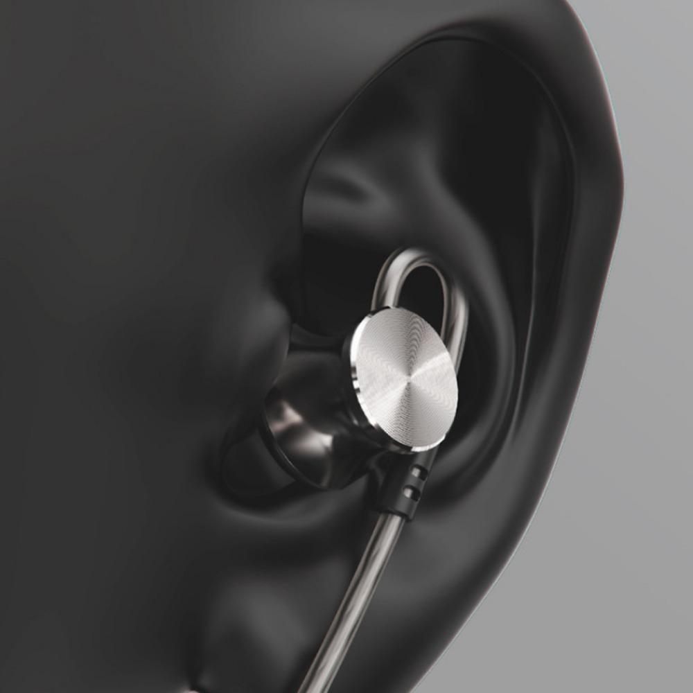 W3 Metal Magnetic Sports Mobile Wired Ultra -heavy Bass In Ear Headphones