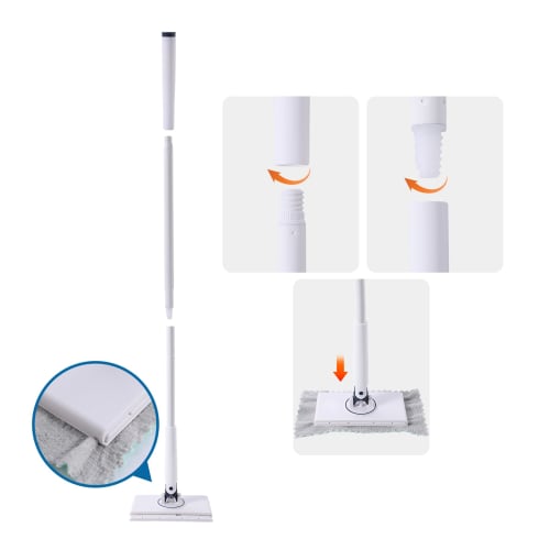 Eyliden Floor Wiper, Flooring Wiper, Touchless Wiper, Lightweight, Automatic Clamping, Glass Wiper, Glass Cleaning, Squeegee, Replaces in 1 Second, Fl