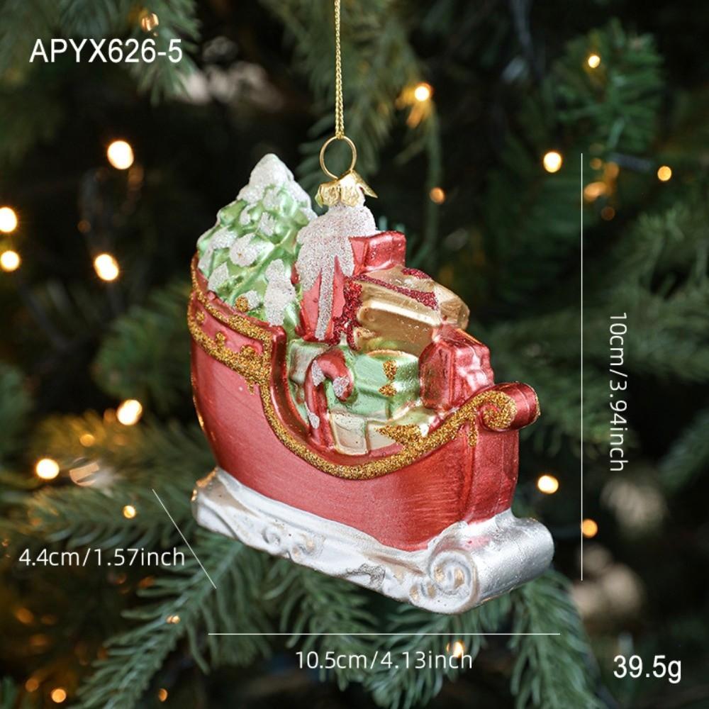 Plastic Christmas Ornaments Cute Christmas Tree Hanging Ornaments Home Party Decor